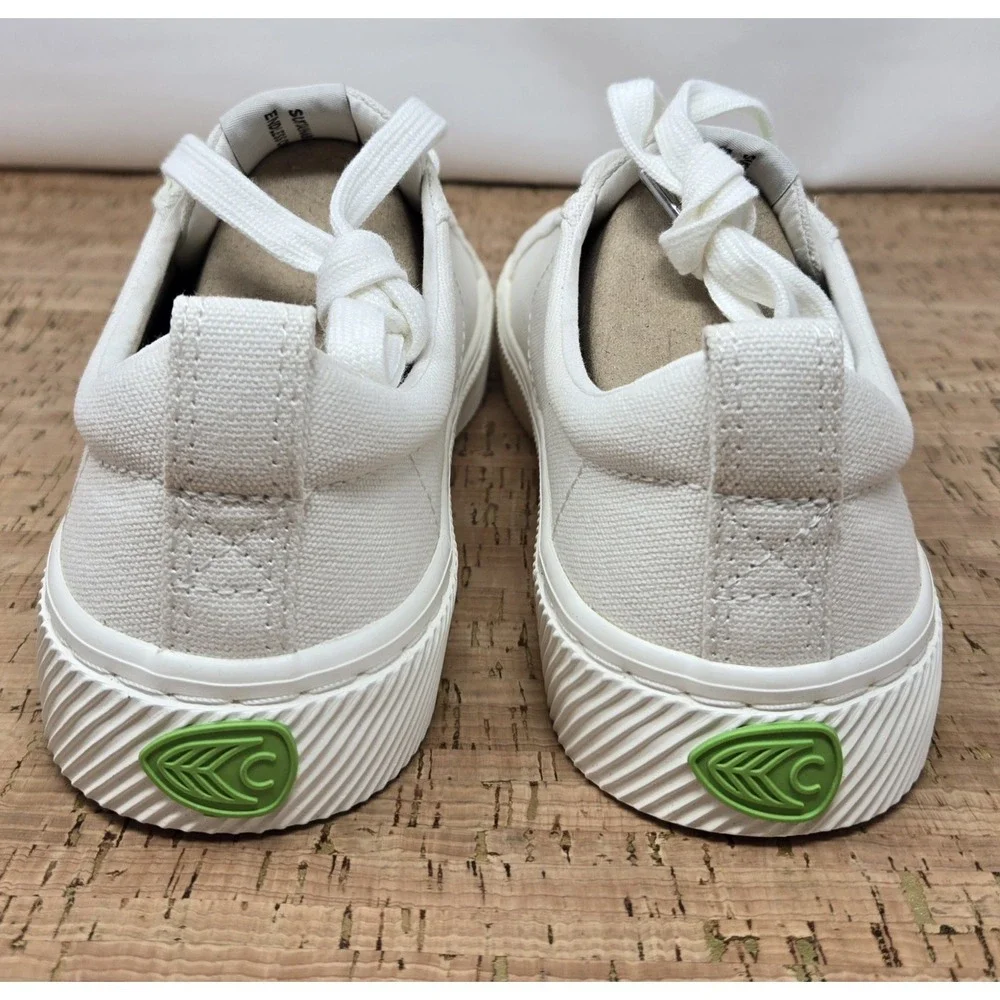 CARIUMA OCA Low Top Off-White Canvas Sneakers Shoes NWT Men's US 9 Womens 10